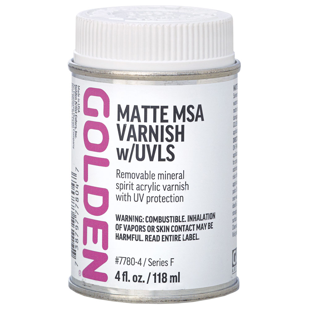 Golden Artist Colors MSA Varnish w/UVLS 4oz Matte