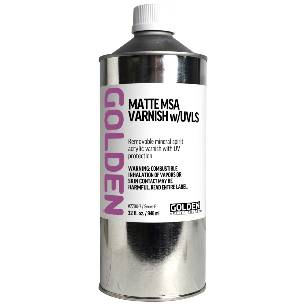 Golden Artist Colors MSA Varnish w/UVLS 32oz Matte