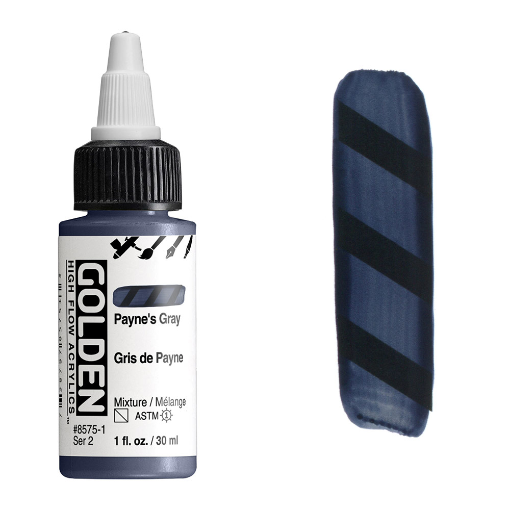 Golden High Flow Acrylics 1oz Payne's Gray