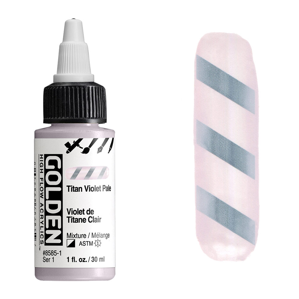 Golden High Flow Acrylics 1oz Titan Violet Pale