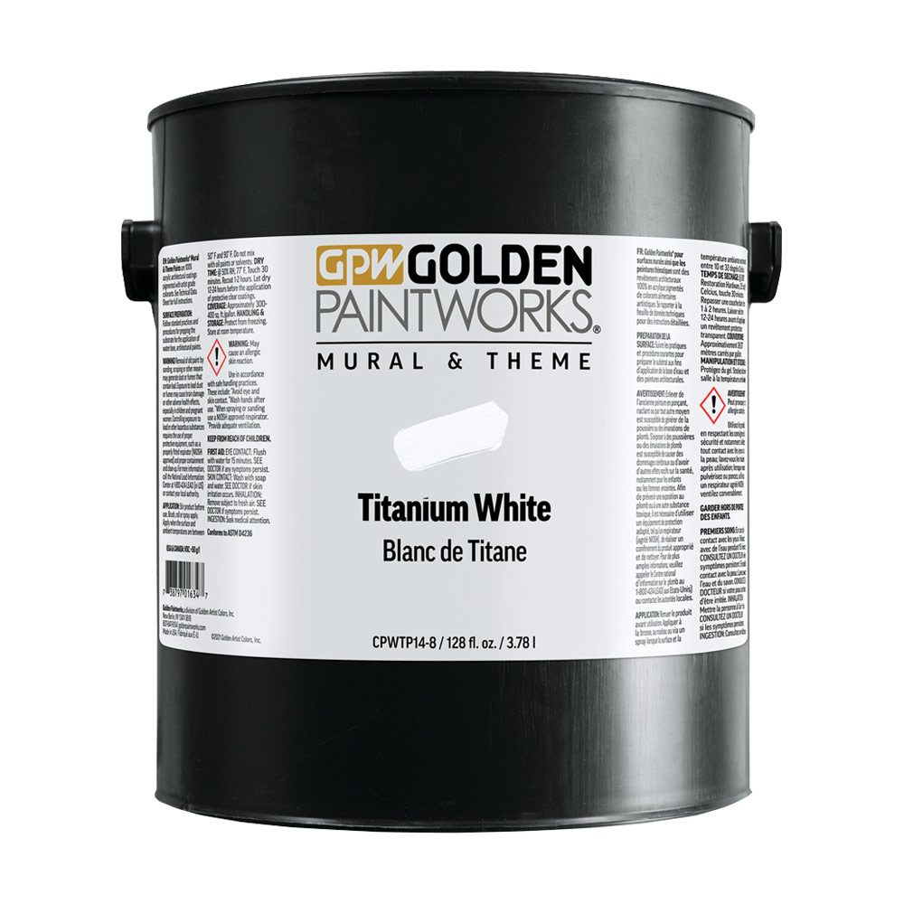 Golden Paintworks Mural & Theme Paint 128oz Titanium White