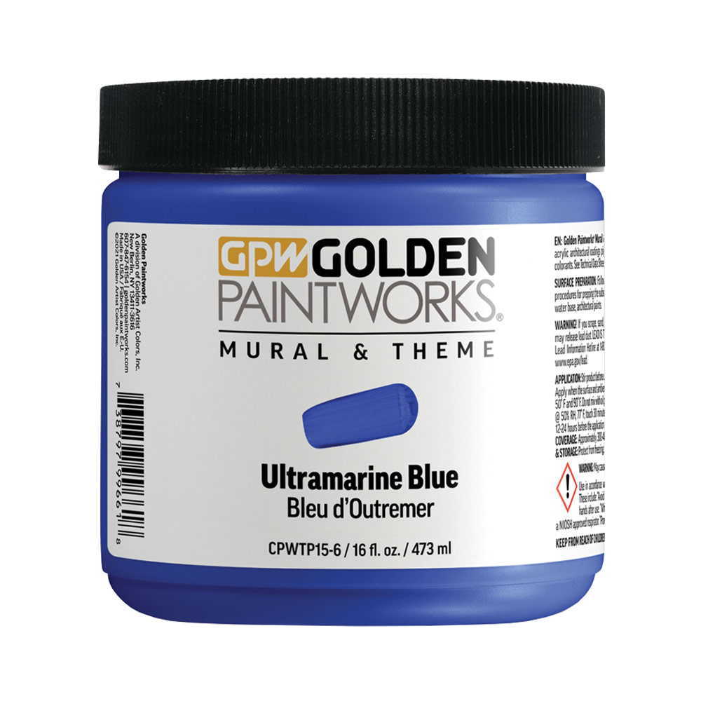 Golden Paintworks Mural & Theme Paint 16oz Ultramarine Blue