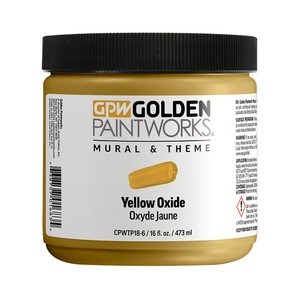 Golden Paintworks Mural & Theme Paint 16oz Yellow Oxide