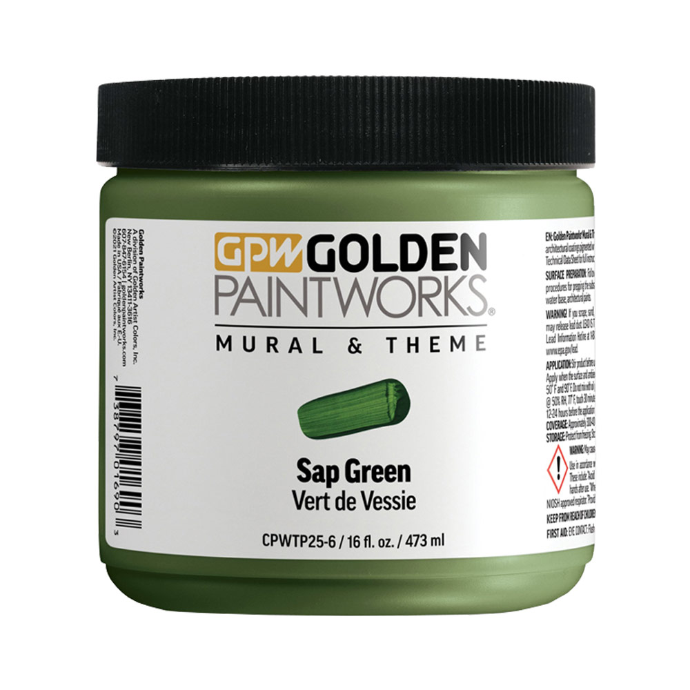 Golden Paintworks Mural & Theme Paint 16oz Sap Green