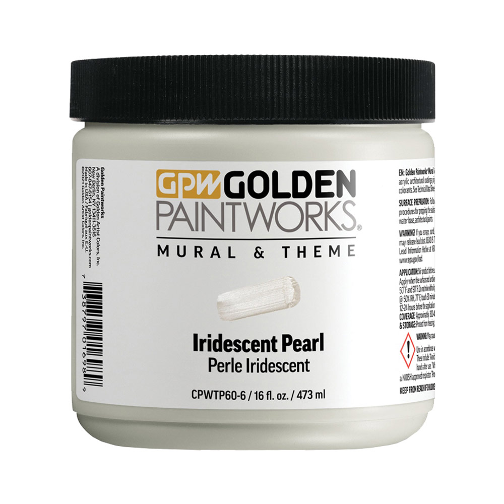 Golden Paintworks Mural & Theme Paint 16oz Iridescent Pearl