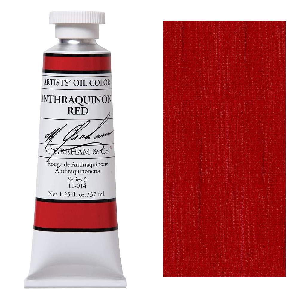 M. Graham Artists' Oil Color 37ml Anthraquinone Red
