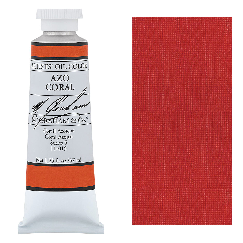 M. Graham Artists' Oil Color 37ml Azo Coral