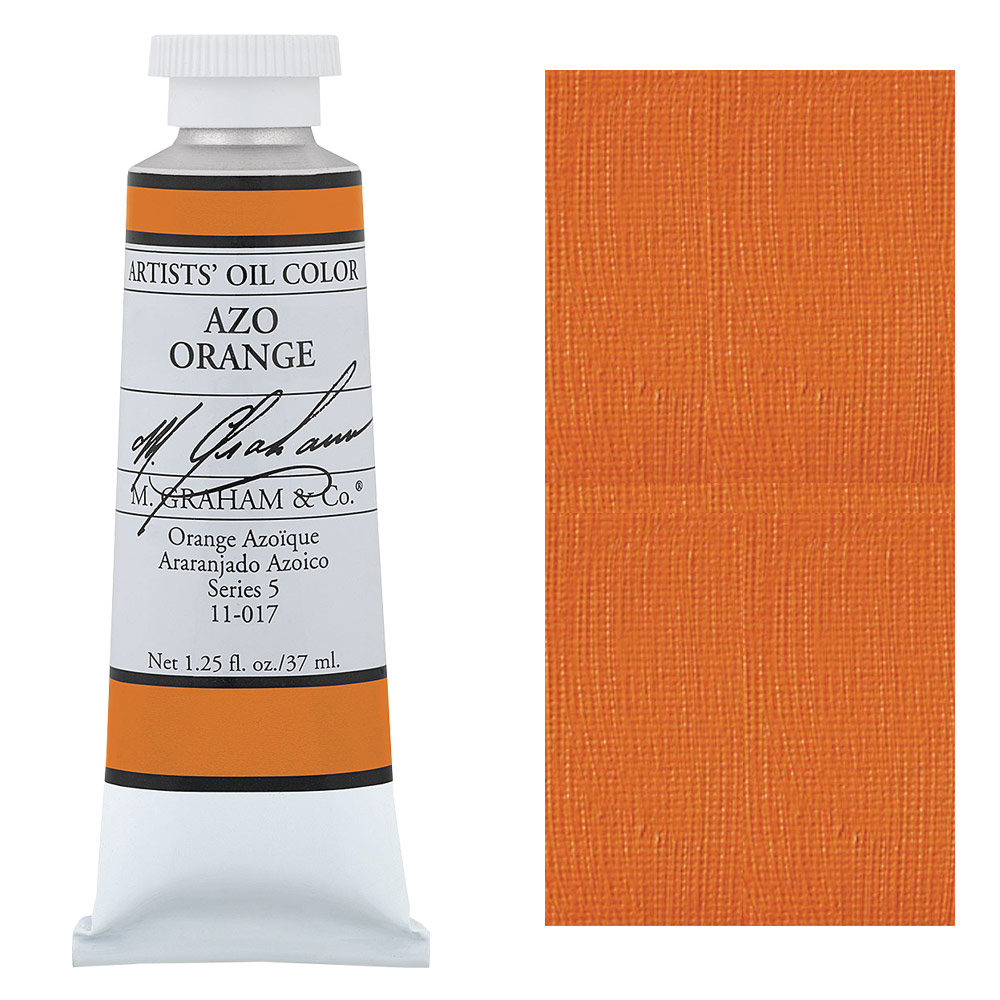 M. Graham Artists' Oil Color 37ml Azo Orange