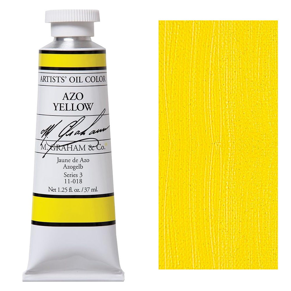 M. Graham Artists' Oil Color 37ml Azo Yellow