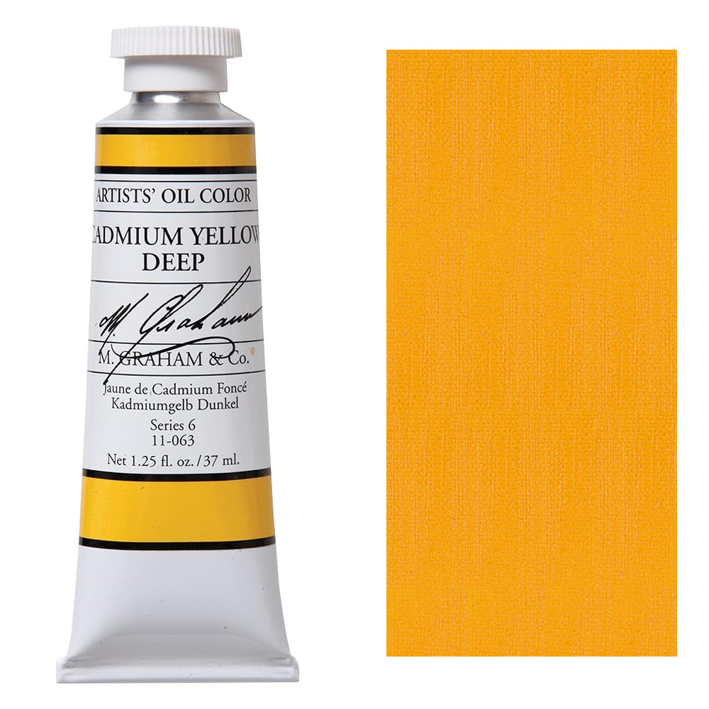 M. Graham Artists' Oil Color 37ml Cadmium Yellow Deep