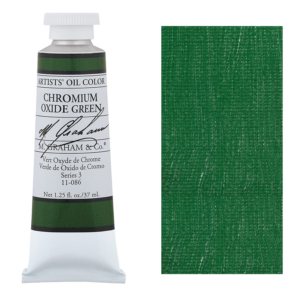 M. Graham Artists' Oil Color 37ml Chromium Oxide Green