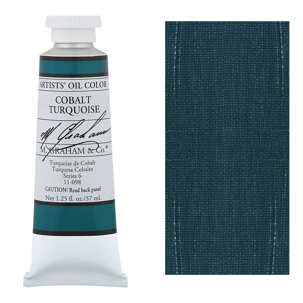 M. Graham Artists' Oil Color 37ml Cobalt Turquoise