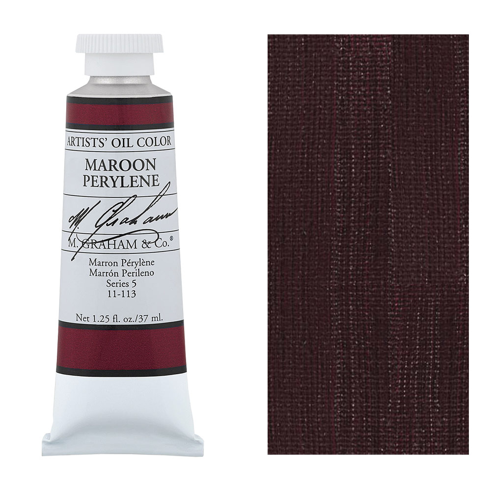 M. Graham Artists' Oil Color 37ml Maroon Perylene
