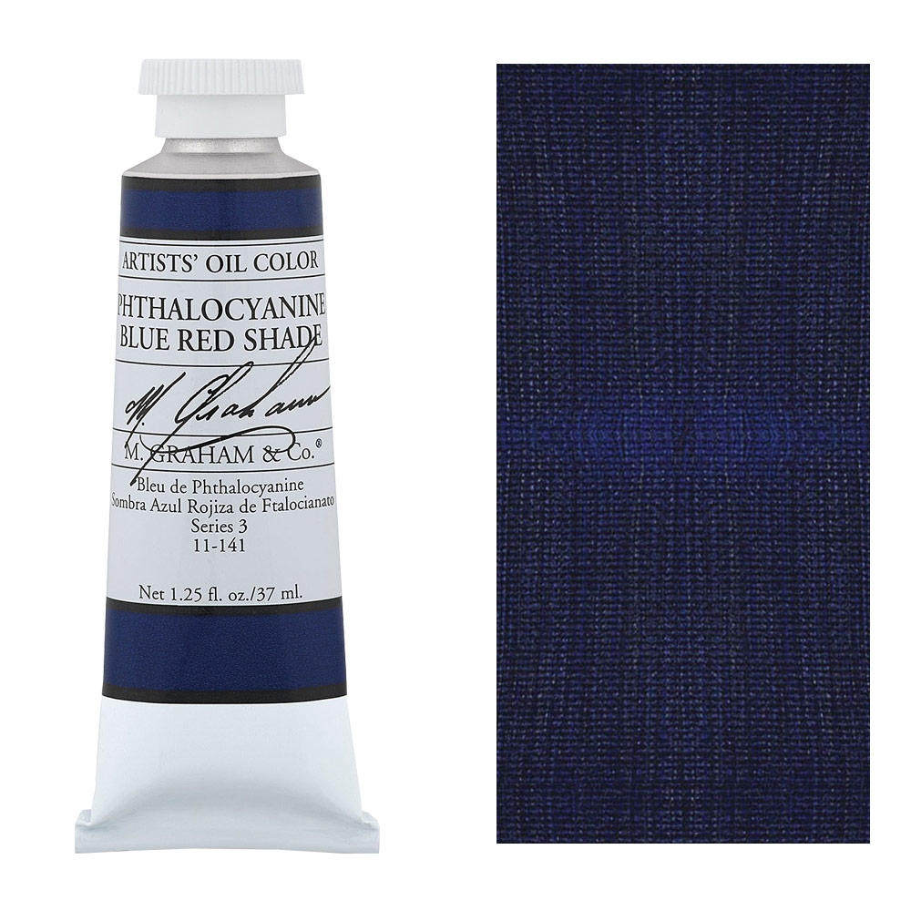 M. Graham Artists' Oil Color 37ml Phthalocyanine Blue Red Shade