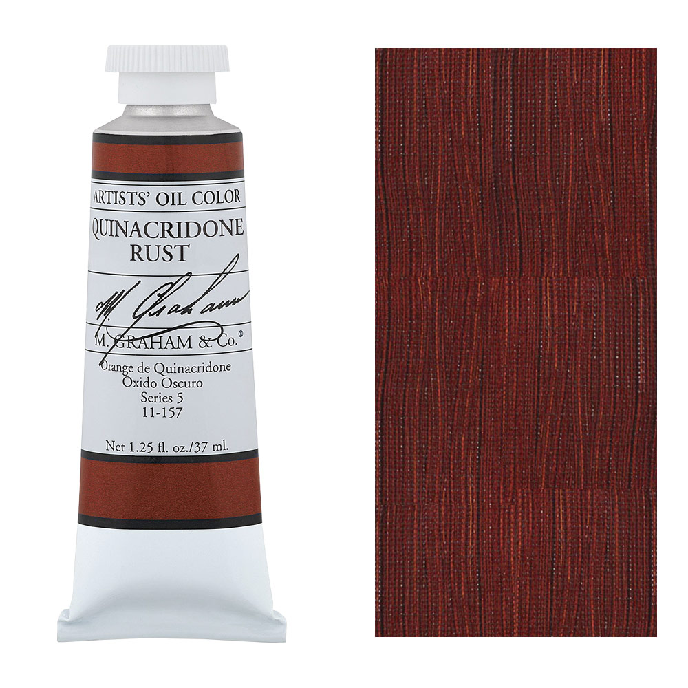 M. Graham Artists' Oil Color 37ml Quinacridone Rust