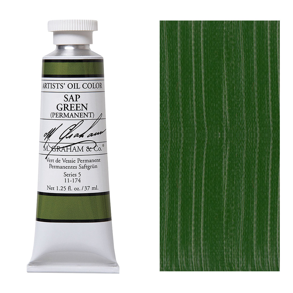 M. Graham Artists' Oil Color 37ml Sap Green Permanent