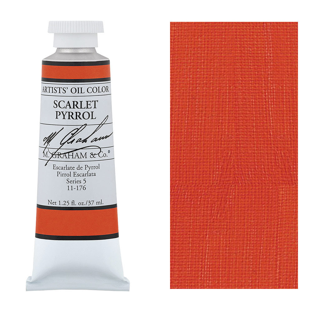 M. Graham Artists' Oil Color 37ml Scarlet Pyrrol