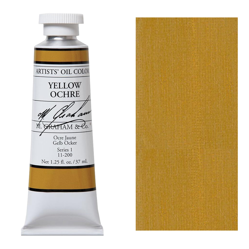 M. Graham Artists' Oil Color 37ml Yellow Ochre