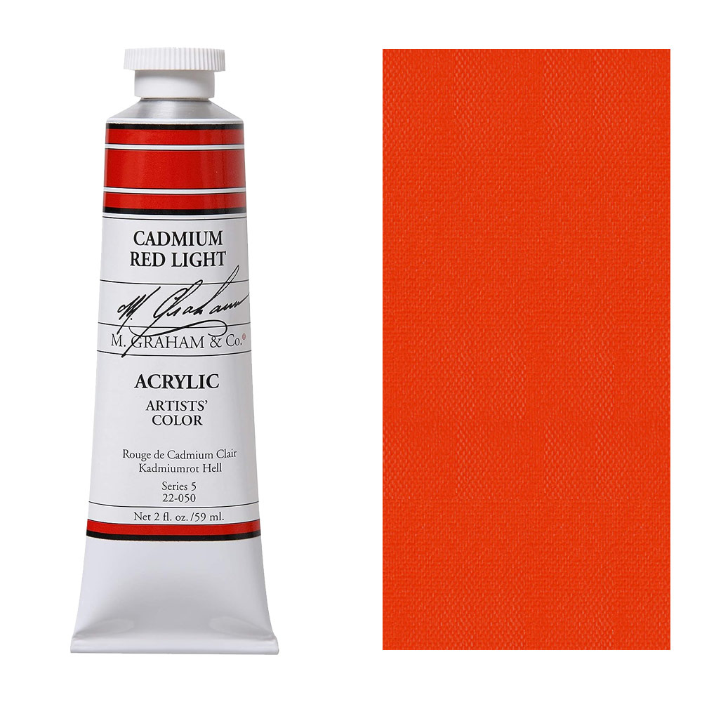 M. Graham Acrylic Artists' Color 59ml Cadmium Red Light