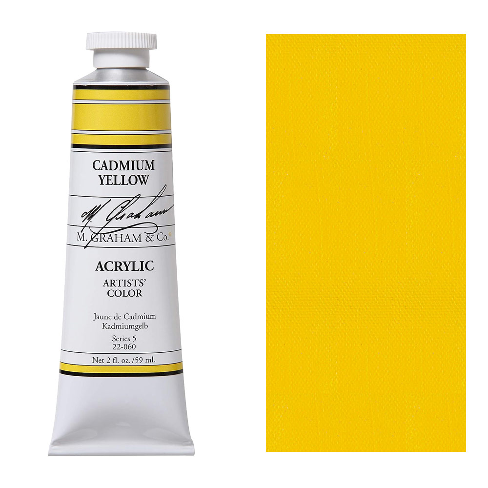 M. Graham Acrylic Artists' Color 59ml Cadmium Yellow