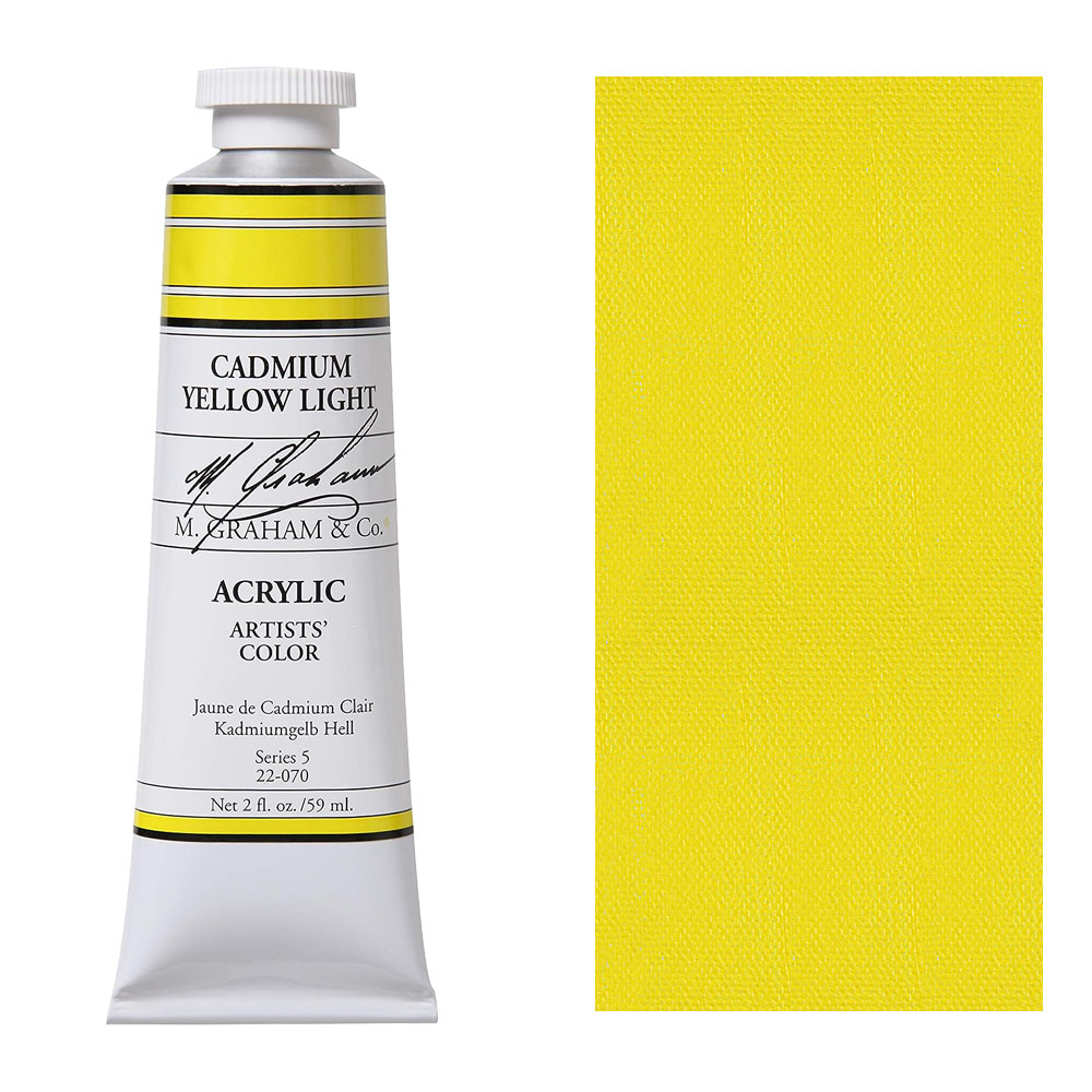 M. Graham Acrylic Artists' Color 59ml Cadmium Yellow Light