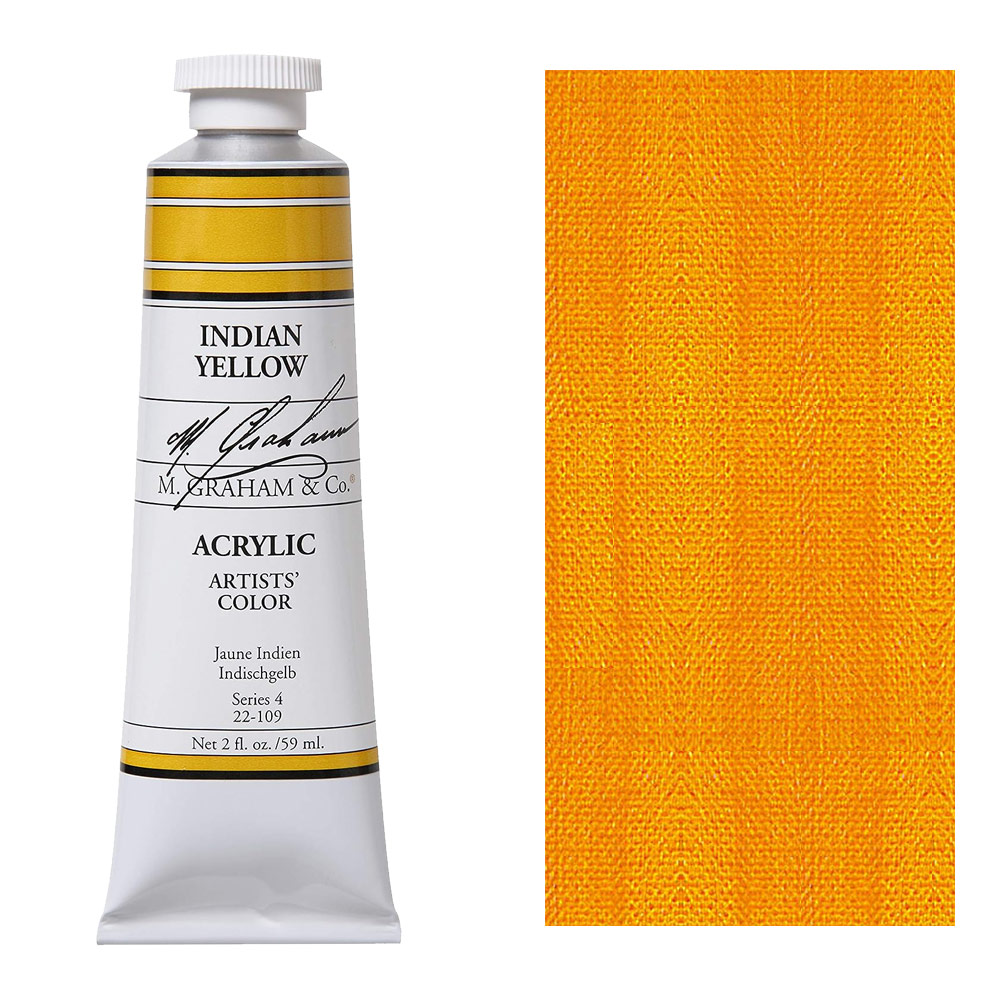 M. Graham Acrylic Artists' Color 59ml Indian Yellow