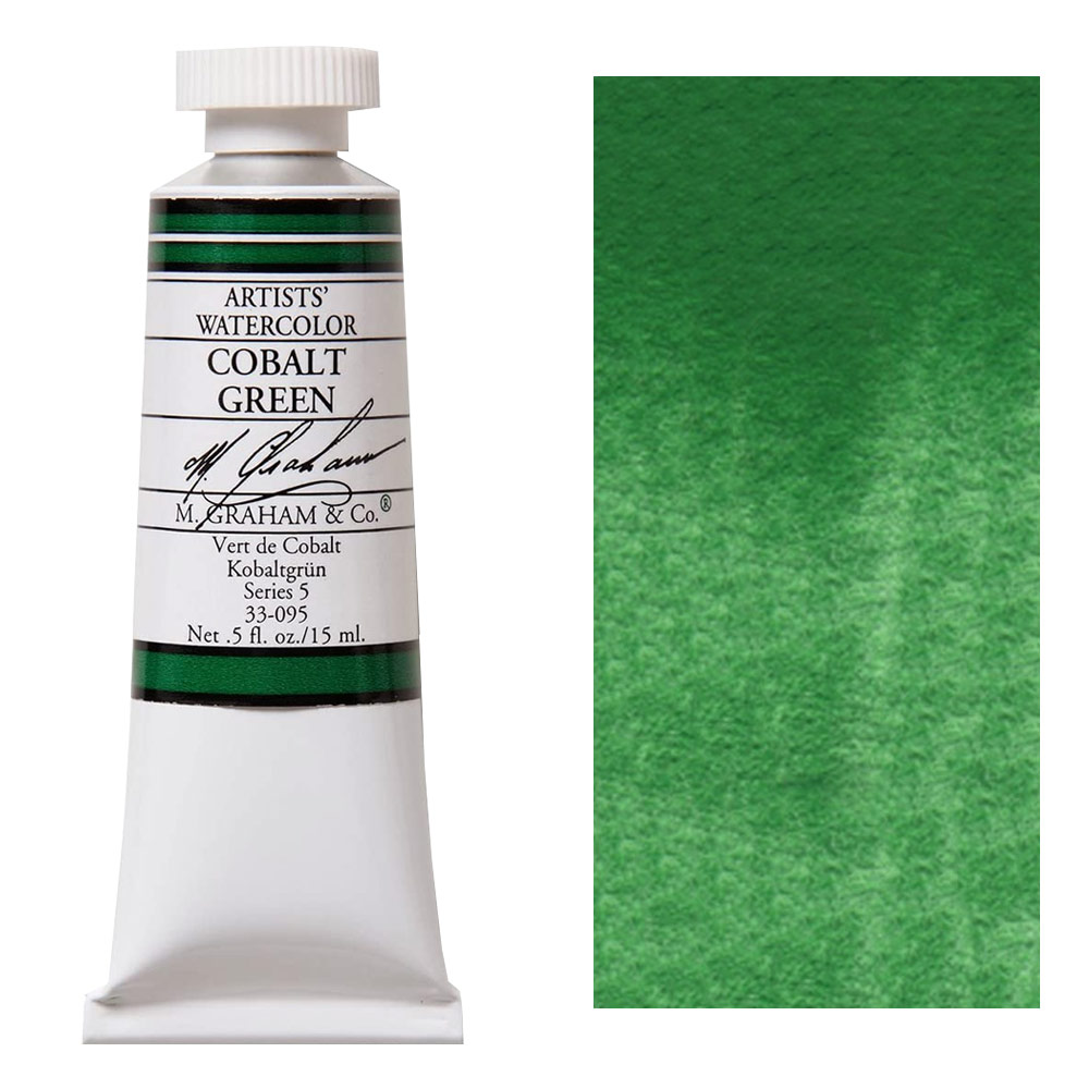 M. Graham Artists' Watercolor 15ml Cobalt Green
