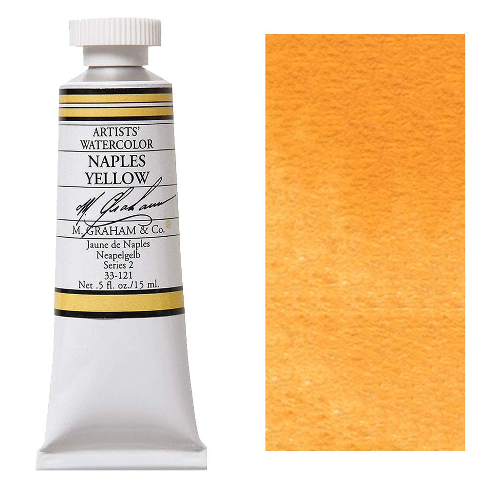 M. Graham Artists' Watercolor 15ml Naples Yellow