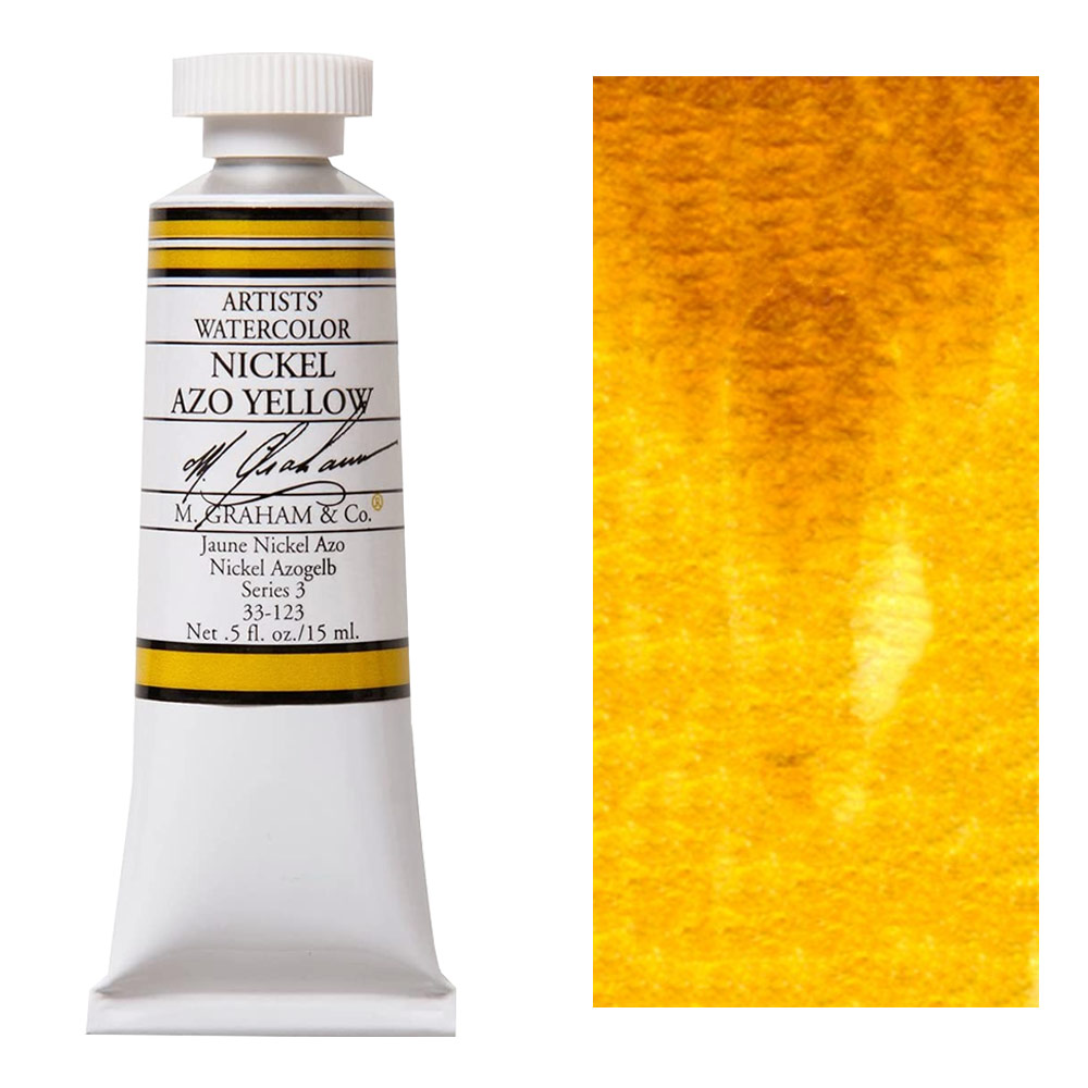 M. Graham Artists' Watercolor 15ml Nickel Azo Yellow