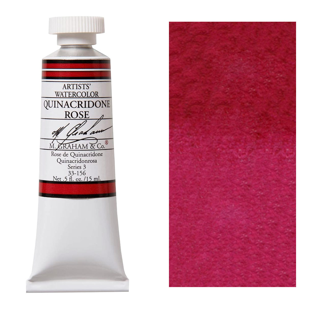 M. Graham Artists' Watercolor 15ml Quinacridone Rose