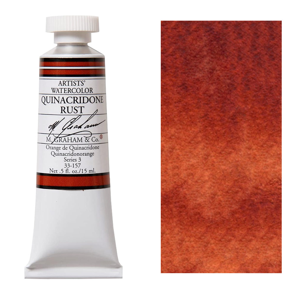 M. Graham Artists' Watercolor 15ml Quinacridone Rust