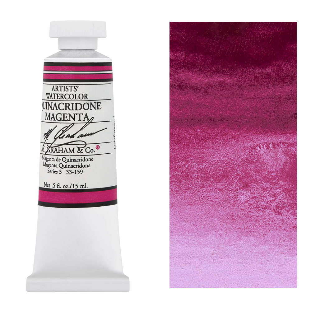 M. Graham Artists' Watercolor 15ml Quinacridone Magenta