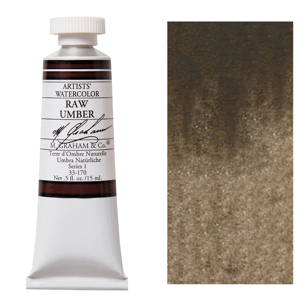 M. Graham Artists' Watercolor 15ml Raw Umber