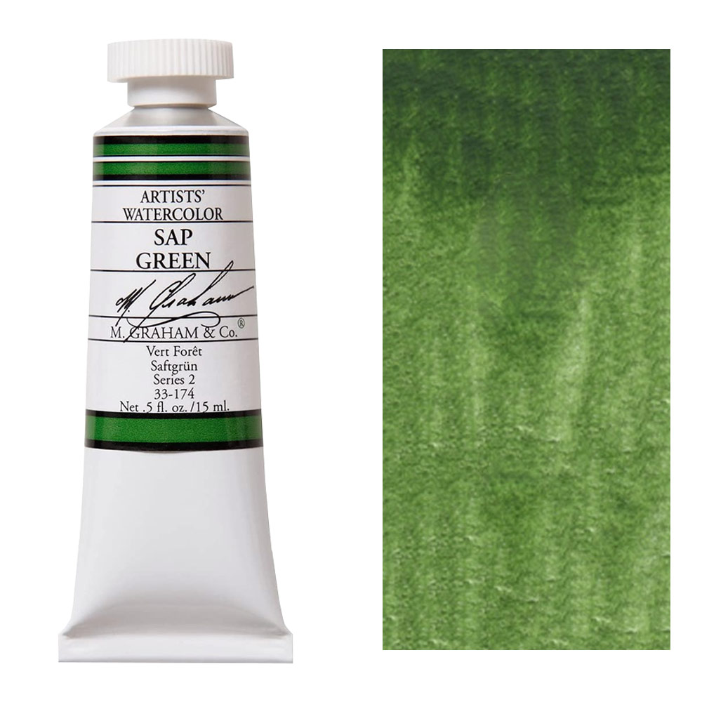 M. Graham Artists' Watercolor 15ml Sap Green