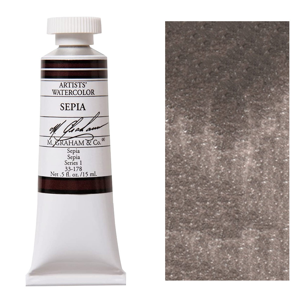 M. Graham Artists' Watercolor 15ml Sepia