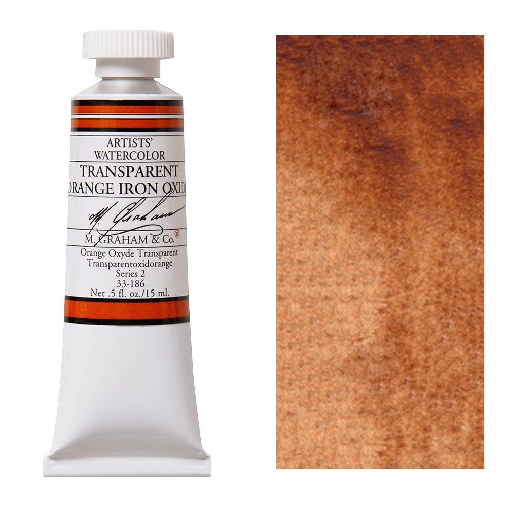 M. Graham Artists' Watercolor 15ml Transparent Orange Iron Oxide