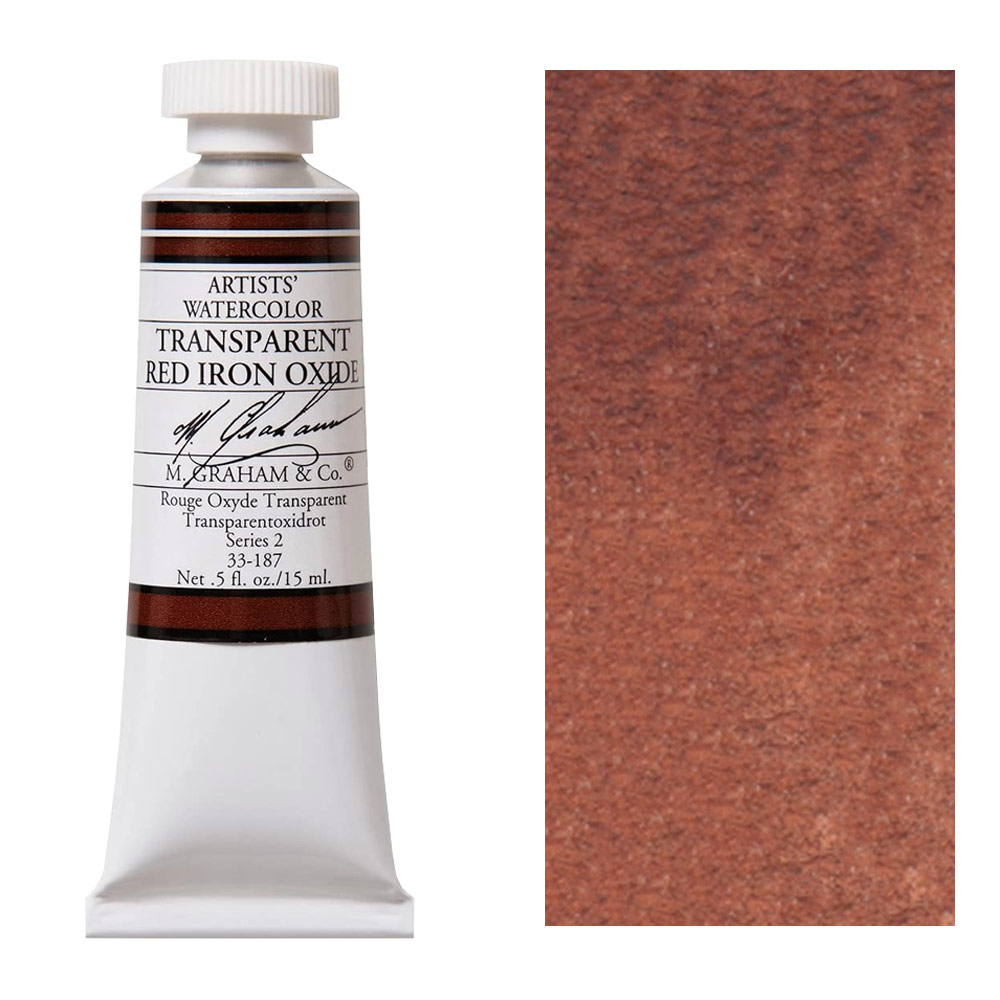 M. Graham Artists' Watercolor 15ml Transparent Red Iron Oxide