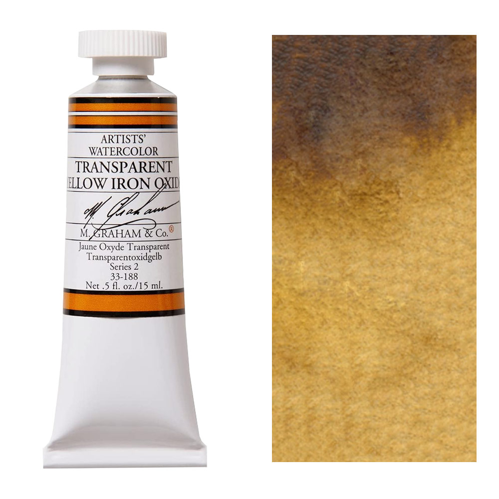M. Graham Artists' Watercolor 15ml Transparent Yellow Iron Oxide