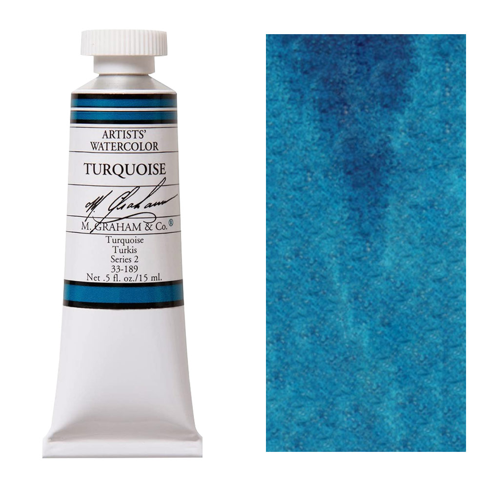 M. Graham Artists' Watercolor 15ml Turquoise