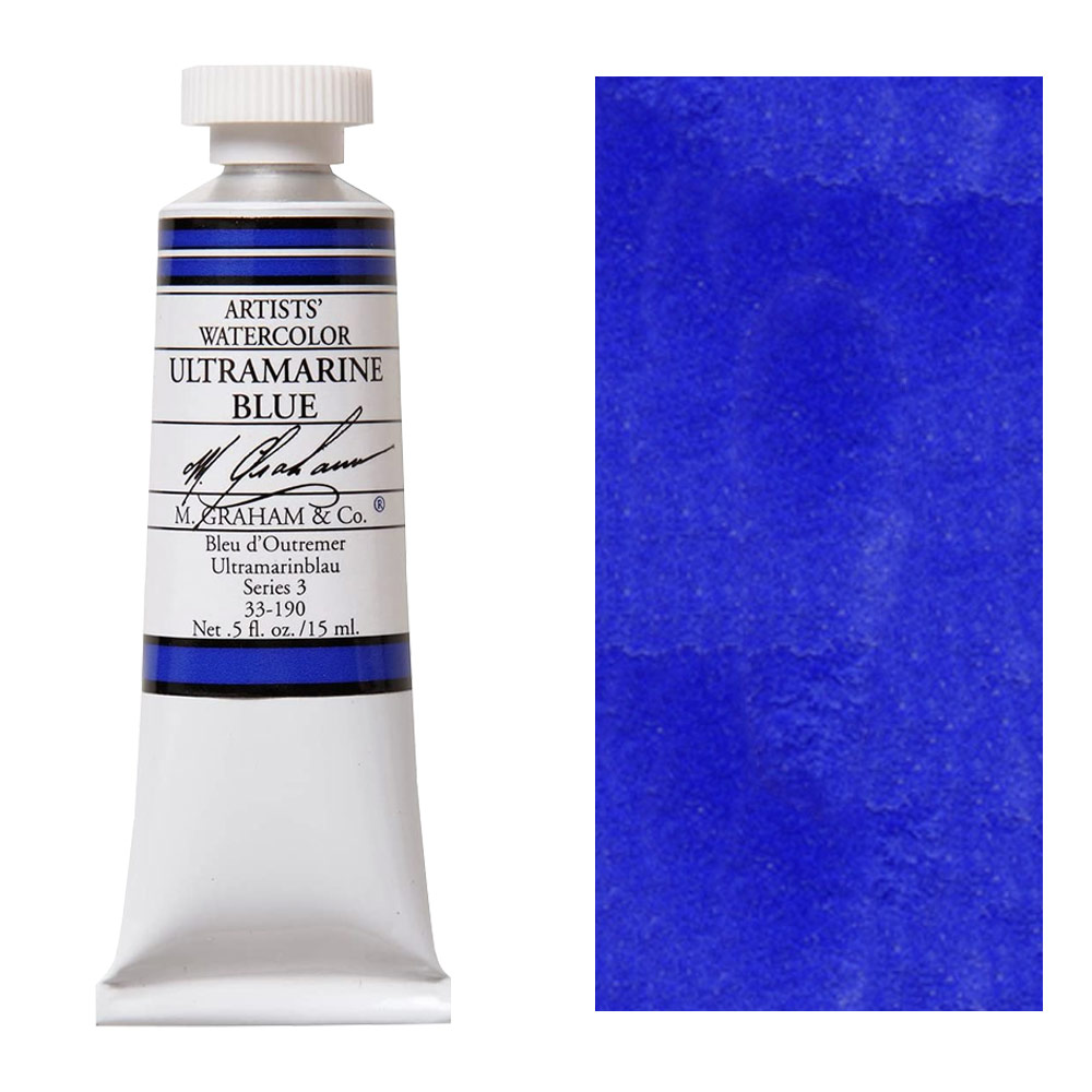M. Graham Artists' Watercolor 15ml Ultramarine Blue