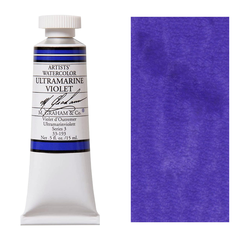 M. Graham Artists' Watercolor 15ml Ultramarine Violet