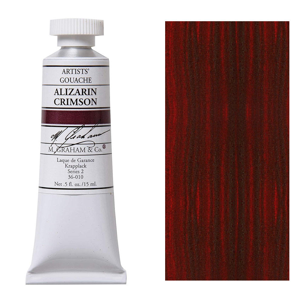 M. Graham Artists' Gouache 15ml Alizarin Crimson