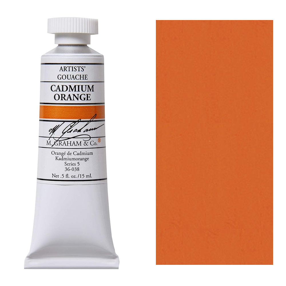 M. Graham Artists' Gouache 15ml Cadmium Orange