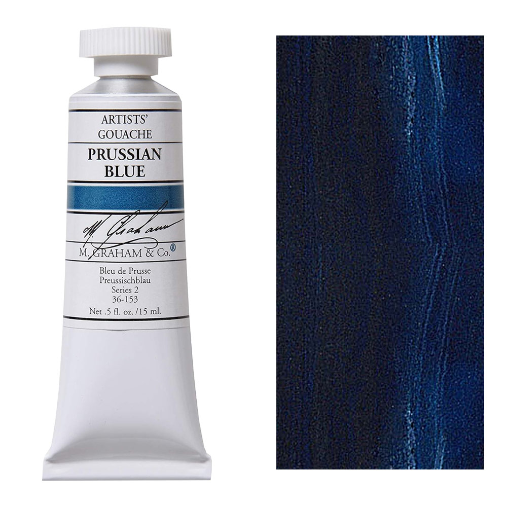 M. Graham Artists' Gouache 15ml Prussian Blue