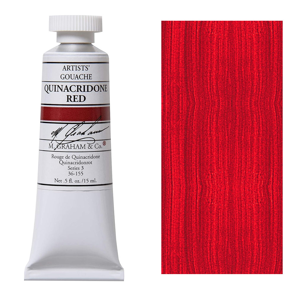 M. Graham Artists' Gouache 15ml Quinacridone Red