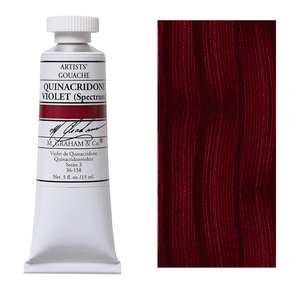 M. Graham Artists' Gouache 15ml Quinacridone Violet (Spectrum)