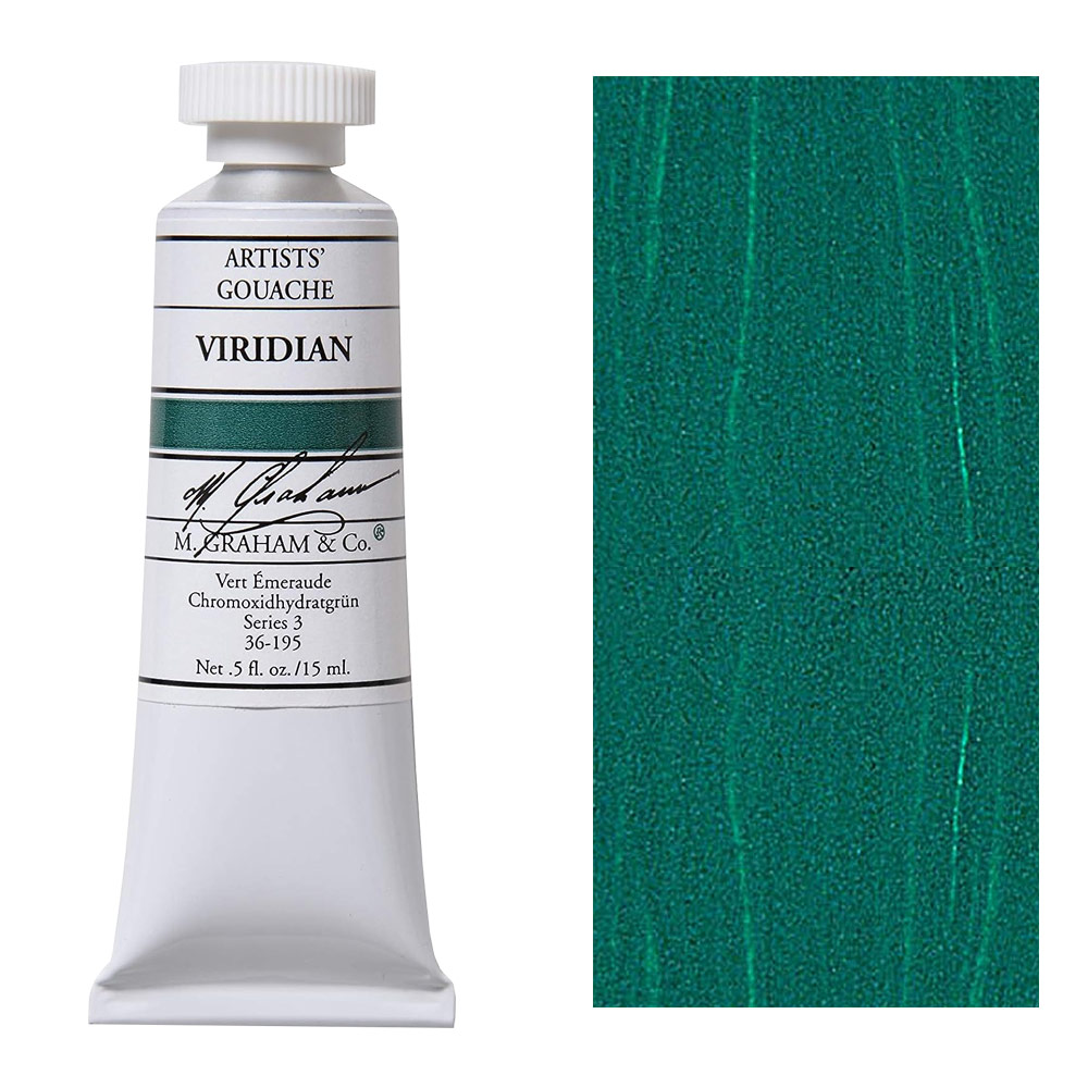 M. Graham Artists' Gouache 15ml Viridian