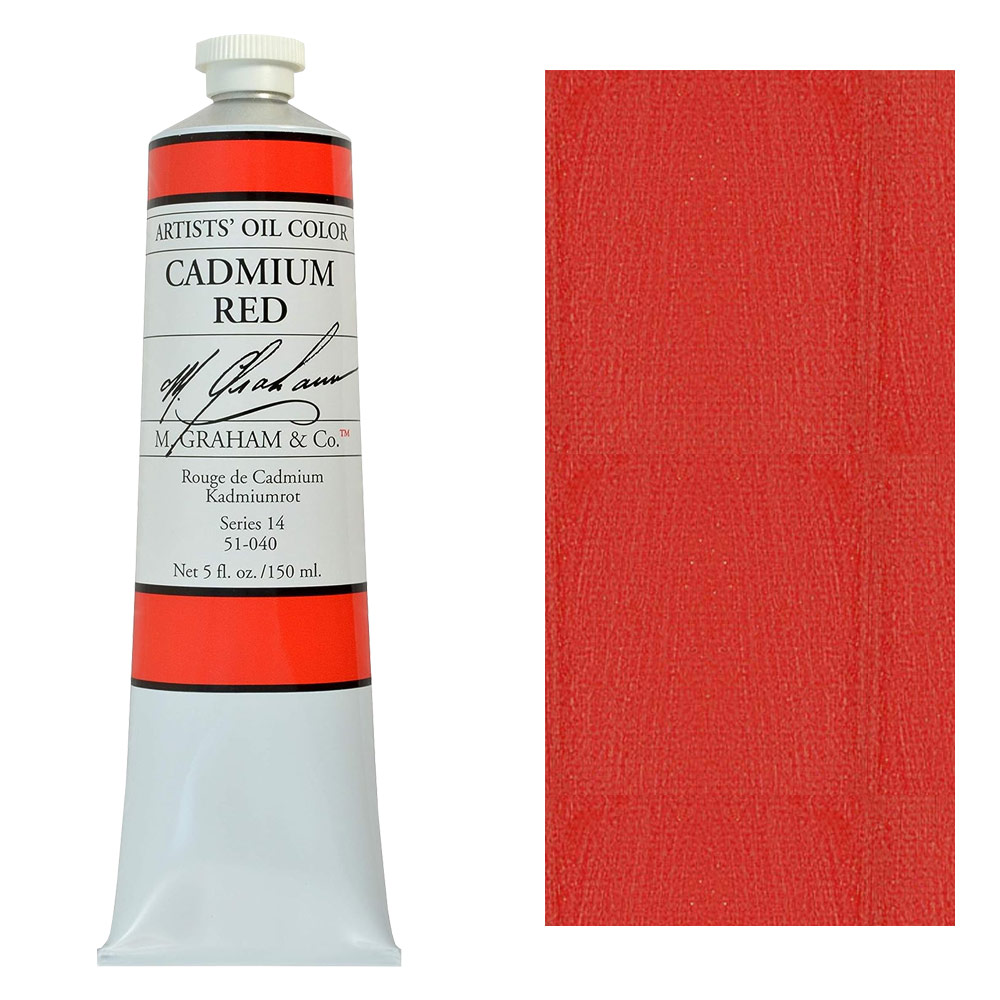 Graham Artists' Oil Color 150ml - Cadmium Red