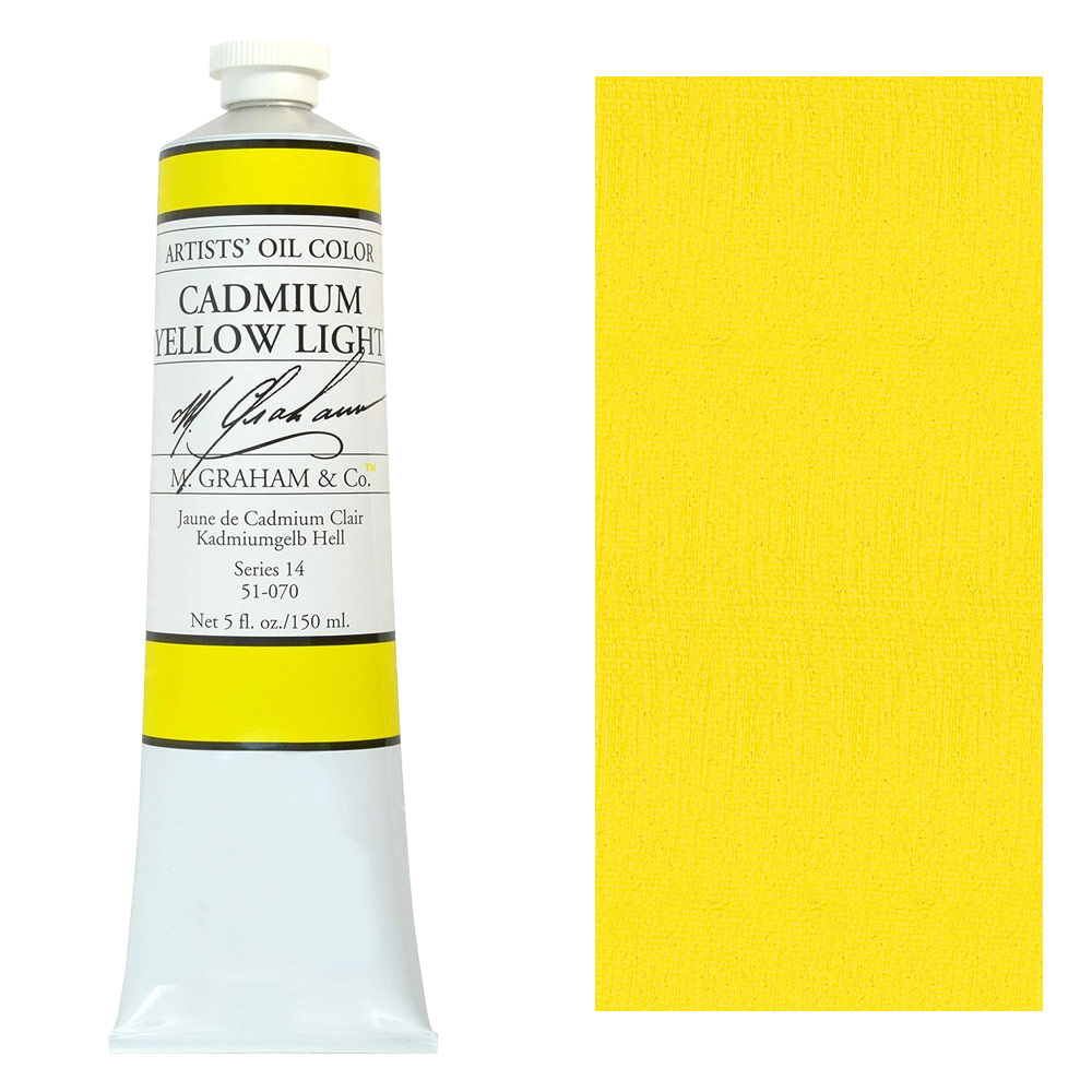 Graham Artists' Oil Color 150ml - Cadmium Yellow Light
