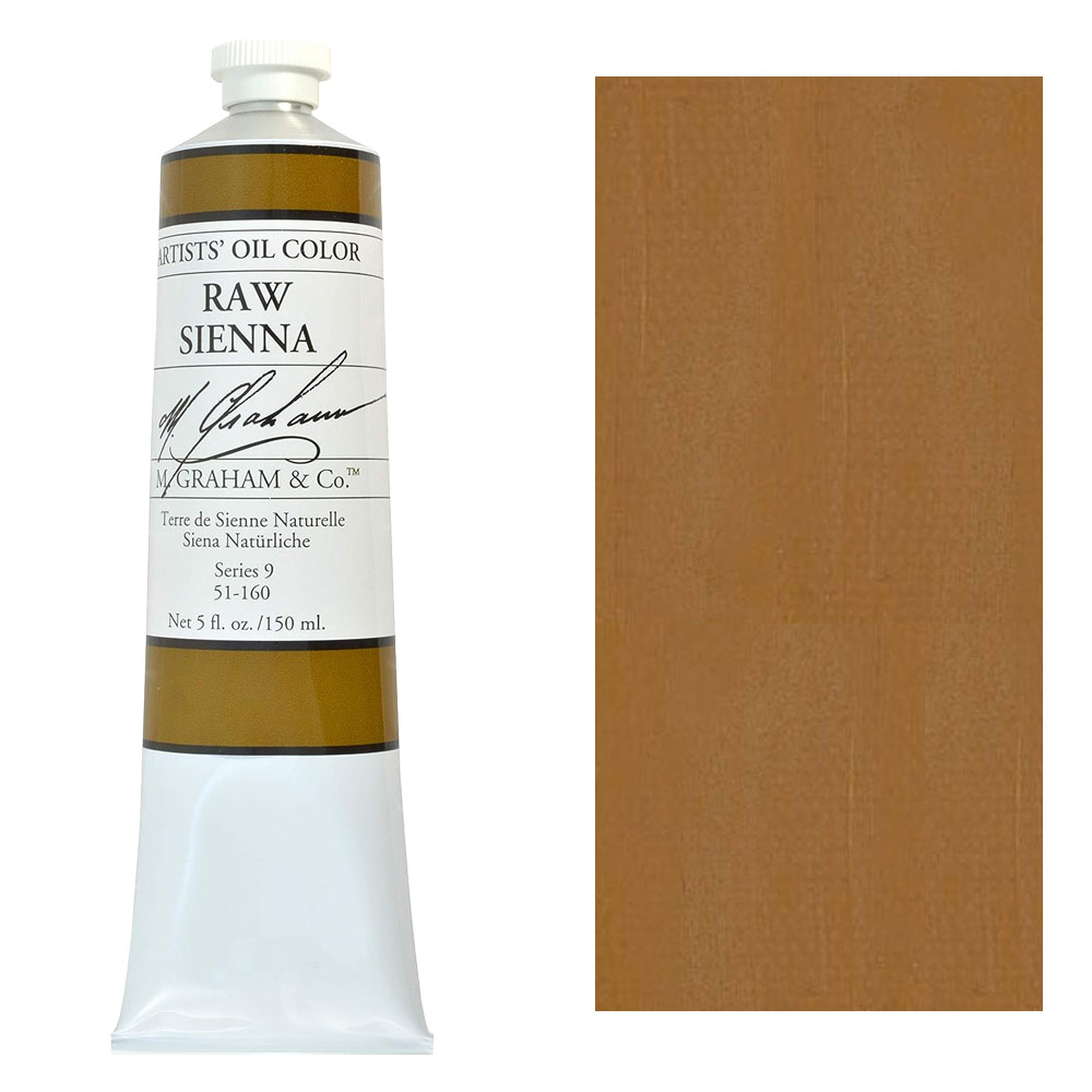 Graham Artists' Oil Color 150ml - Raw Sienna